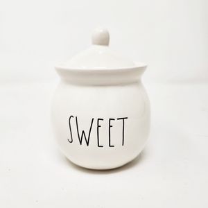 Rae Dunn small "Sweet" Glass Jar with Lid